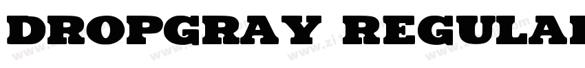 Dropgray Regular字体转换